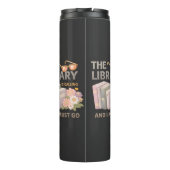 THE LIBRARY IS CALLING AND I MUST GO THERMOSBEKER (Achterkant)