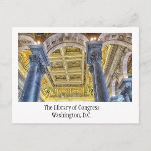 The Library of Congress, Washington DC Briefkaart