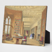 The Library, Windsor Castle, 1838 (kleurenlitho) Fotoplaat (Zijkant)