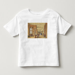 The Library, Windsor Castle, 1838 (kleurenlitho) Kinder Shirts