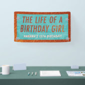 The Life of a Birthday Girl Party Welcome  Spandoek (Beurs)