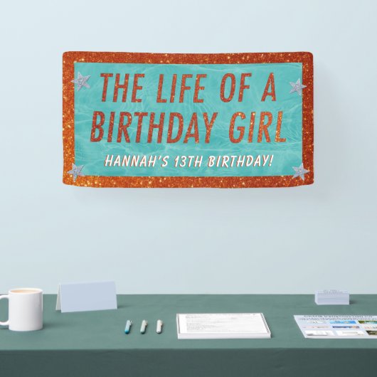 The Life of a Birthday Girl Party Welcome  Spandoek (Beurs)