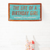 The Life of a Birthday Girl Party Welcome  Spandoek (Insitu)