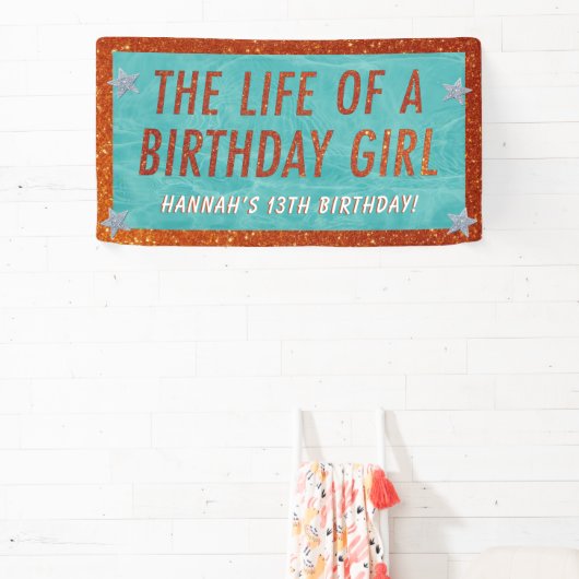 The Life of a Birthday Girl Party Welcome  Spandoek (Insitu)