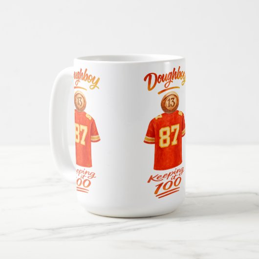 The Life of a Doughboy Keeping It 100 Koffiemok (Voorkant links)