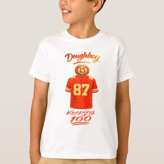The Life of a Doughboy Keeping It 100 T-shirt (Voorkant)