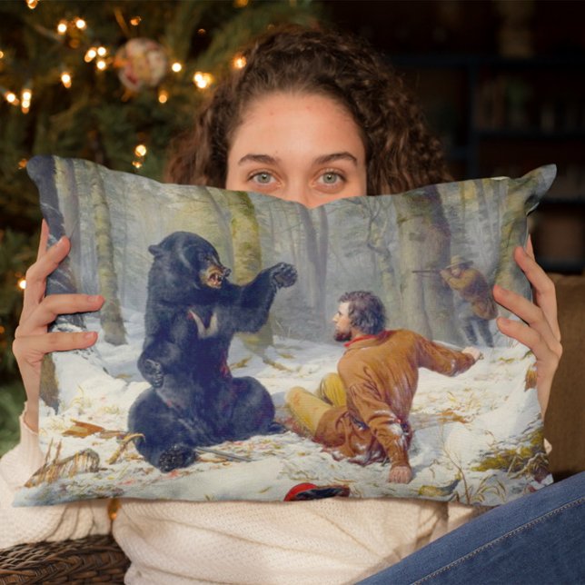 The Life of a Hunter A Tight Fix Arthur Tait 1856 Accent Kussen (Creator heeft geüpload)