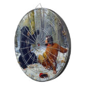 The Life of a Hunter A Tight Fix Arthur Tait 1856 Dartbord (Voorkant Rechts)