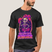 The Life Of A Showghoul Retro Funny Halloween Show T-shirt (Voorkant)