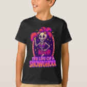 The Life Of A Showghoul Retro Funny Halloween Show T-shirt (Voorkant)