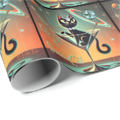 The Life Of A Showgirl Cat Cadeaupapier (Rol Hoek)