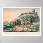 The Life of a Trapper: A Sudden Halt (0877A) Poster (Voorkant)