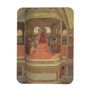 The Life of St. Benedict (fresco) (detail) Magneet