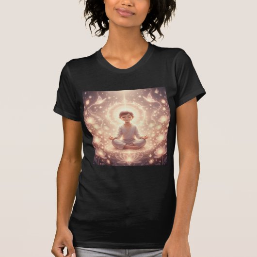 The Light Garden Within – Inner Child Meditation T-shirt (Voorkant)
