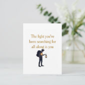 The light is you iPad Smart Cover Briefkaart (Staand voorkant)