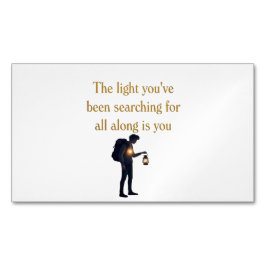 The light is you iPad Smart Cover Magnetisch Visitekaartje