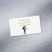 The light is you iPad Smart Cover Magnetisch Visitekaartje (Voorbeeld)