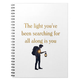 The light is you iPad Smart Cover Notitieboek