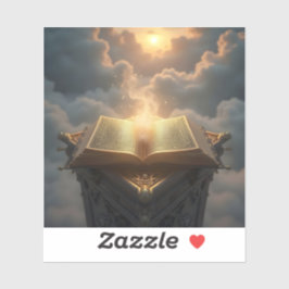 The Light Of Knowledge - Square Vinyl  Sticker