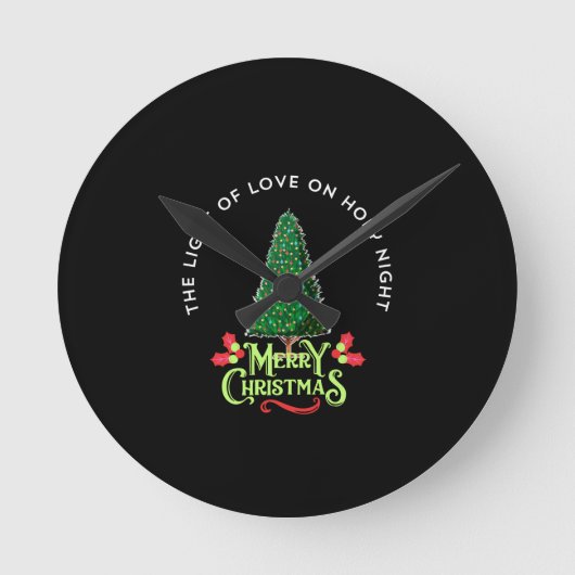 THE LIGHT OF LOVE ON HOLY NIGHT, RONDE KLOK (Voorkant)