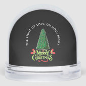 THE LIGHT OF LOVE ON HOLY NIGHT SNEEUWBOL (Achterkant)