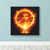 The Light. The Son. Canvas Afdruk (Insitu (Houten vloer))