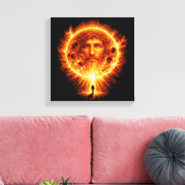 The Light. The Son. Canvas Afdruk