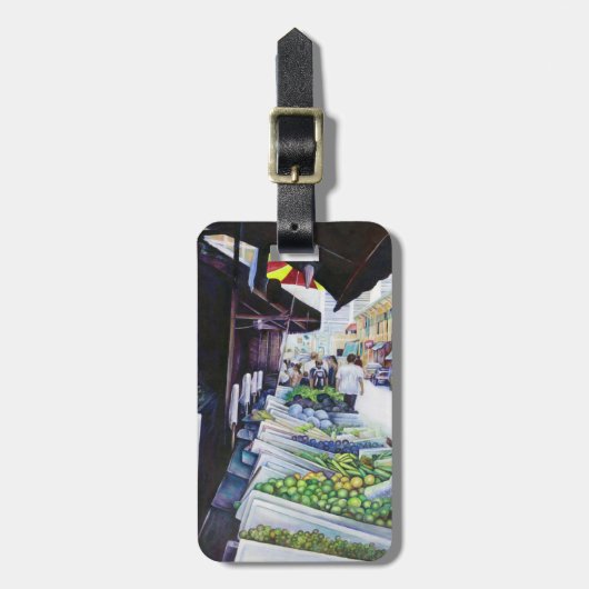 The Lighter Side of Lavender Street, Singapore Bagagelabel (Voorkant verticaal)
