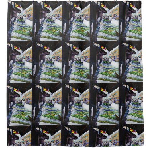 The Lighter Side of Lavender Street, Singapore Douchegordijn (Voorkant)