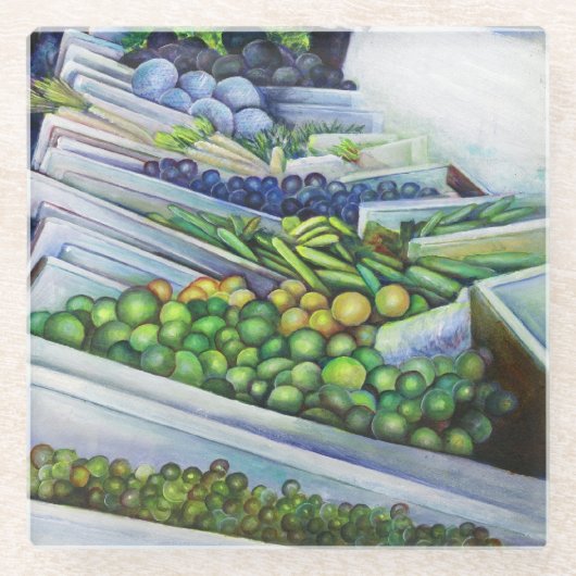 The Lighter Side of Lavender Street, Singapore Glazen Onderzetter (Voorkant)