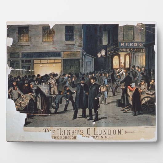 'The Lights O' London' (kleurenlitho) Fotoplaat (Voorkant)