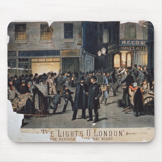 'The Lights O' London' (kleurenlitho) Muismat (Voorkant)