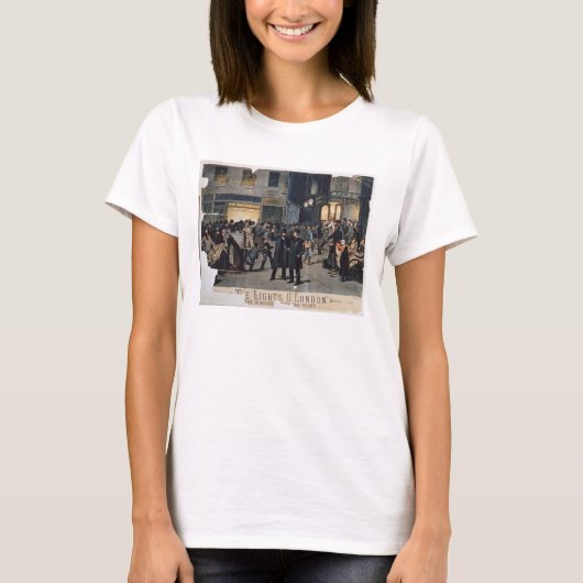 'The Lights O' London' (kleurenlitho) T-shirt (Voorkant)
