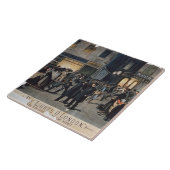 'The Lights O' London' (kleurenlitho) Tegeltje (Zijkant)