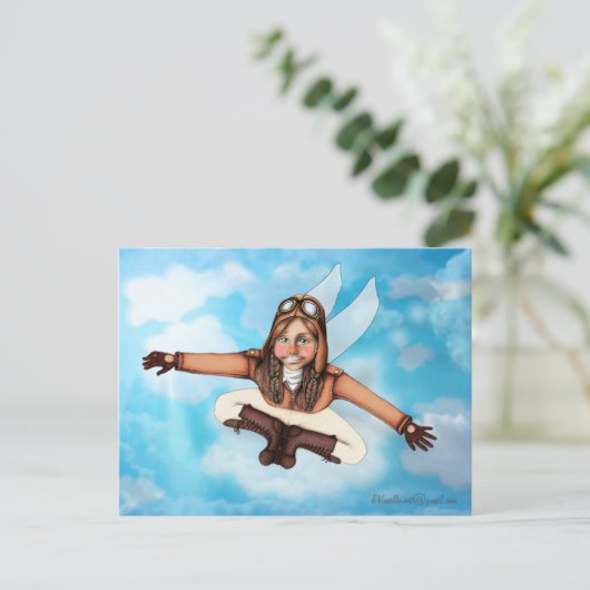 _The LiL AviaTor_ Briefkaart (Staand voorkant)