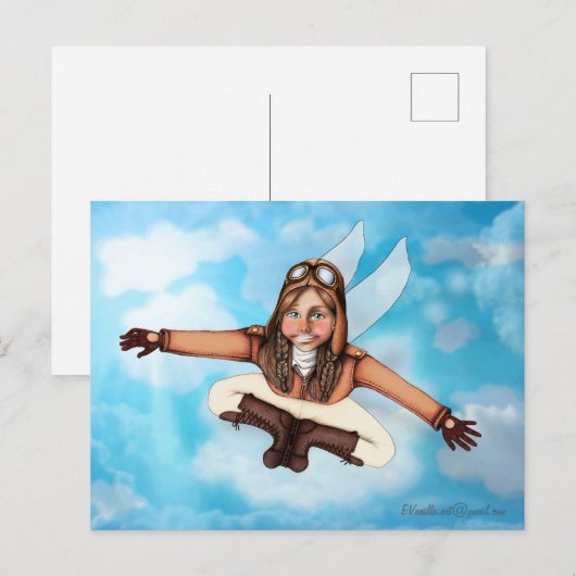 _The LiL AviaTor_ Briefkaart (Voorkant / Achterkant)