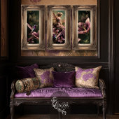 The Lily Fairy Tale Fantasy Hummingbird & Floral Inpakpapier Vel