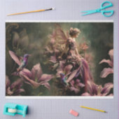 The Lily Fairy Tale Fantasy Hummingbird Floral Tissuepapier (Craft)