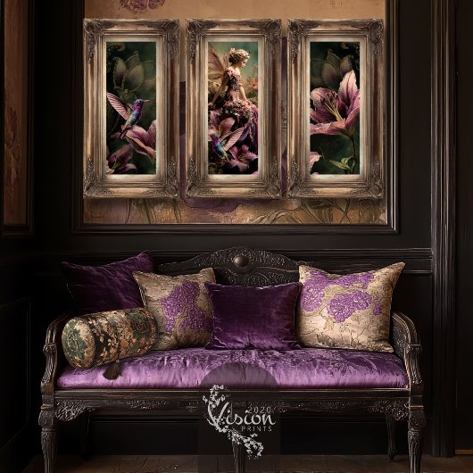 The Lily, Hummingbird Ethereal Floral Tissuepapier