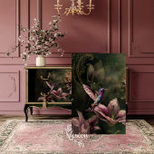 The Lily, Hummingbird Ethereal Floral Tissuepapier