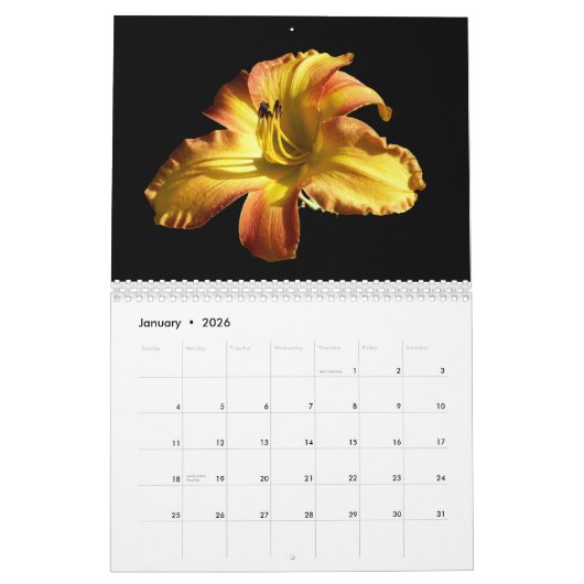 The Lily & the Rose Calendar Kalender (Jan 2026)
