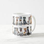 The Lineup Dog Mug Koffiemok (Voorkant rechts)