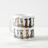 The Lineup Dog Mug Koffiemok (Voorkant links)
