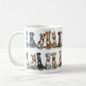 The Lineup Dog Mug Koffiemok (Links)