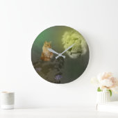 The Lion And The Cat, Wall Clock Grote Klok (Huis)