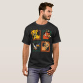 The Lion King - Simba Nala Timon Pumbaa Zazu Chara T-shirt (Voorkant volledig)