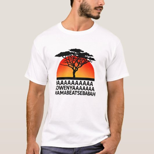 The Lion King T-Shirt – Regel de stijl van het kon (Voorkant)