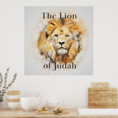 The Lion of Judah Poster (Keuken)