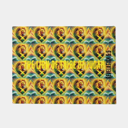 The lion of tribe of Judah T-Shirt Deurmat (Voorkant)