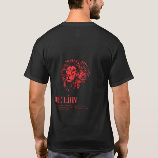 the lion t-shirt (Achterkant)